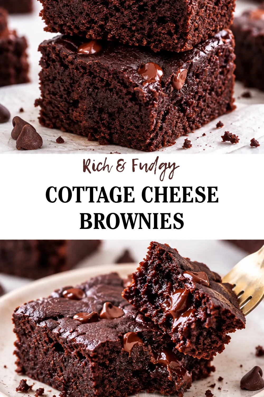 Cottage cheese brownies recipe